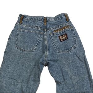 BUFFALO women's best army slack embroidered lightwash straight leg jeans, 29".